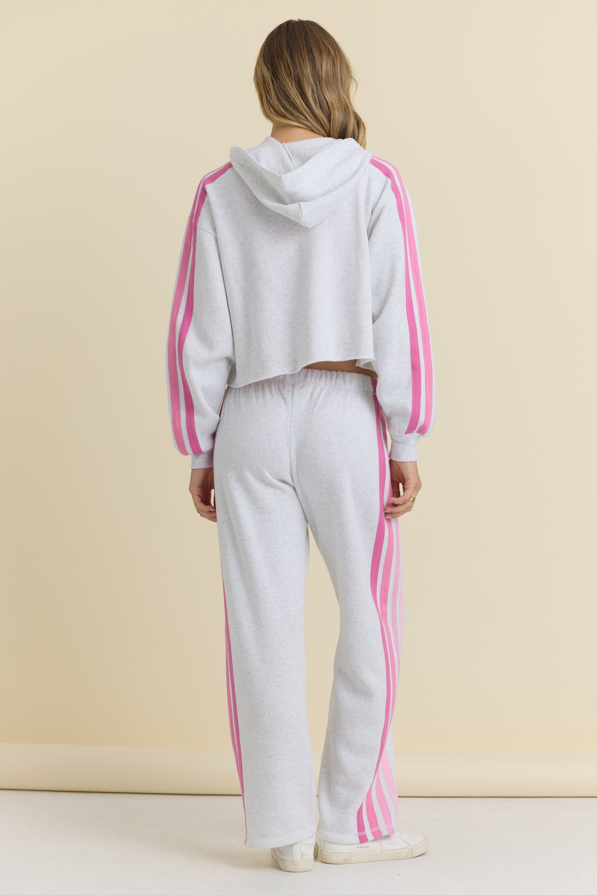 Vintage Havana | Crop Zip with Twill Tape Stripe