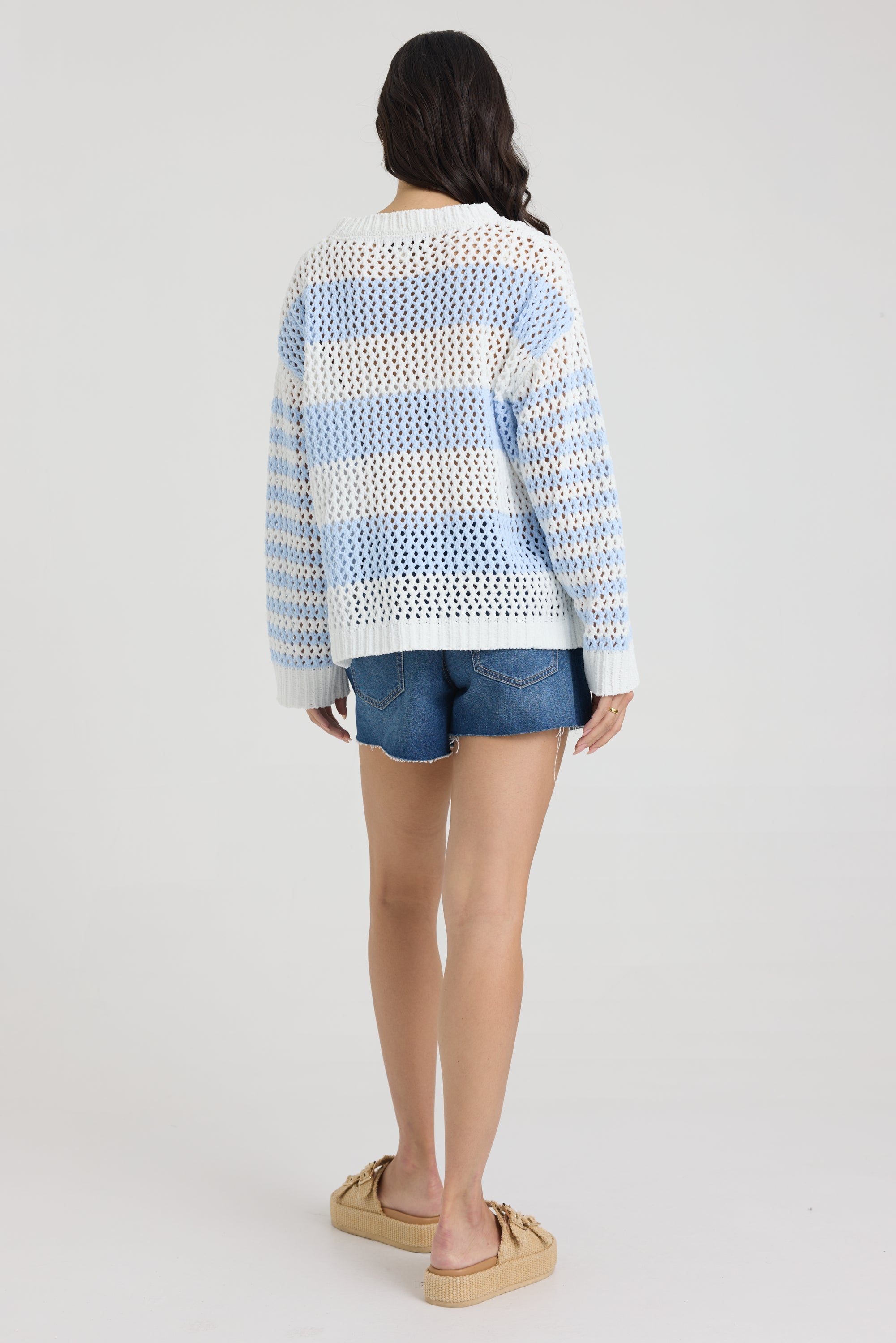Vintage Havana | Open Knit Sweater