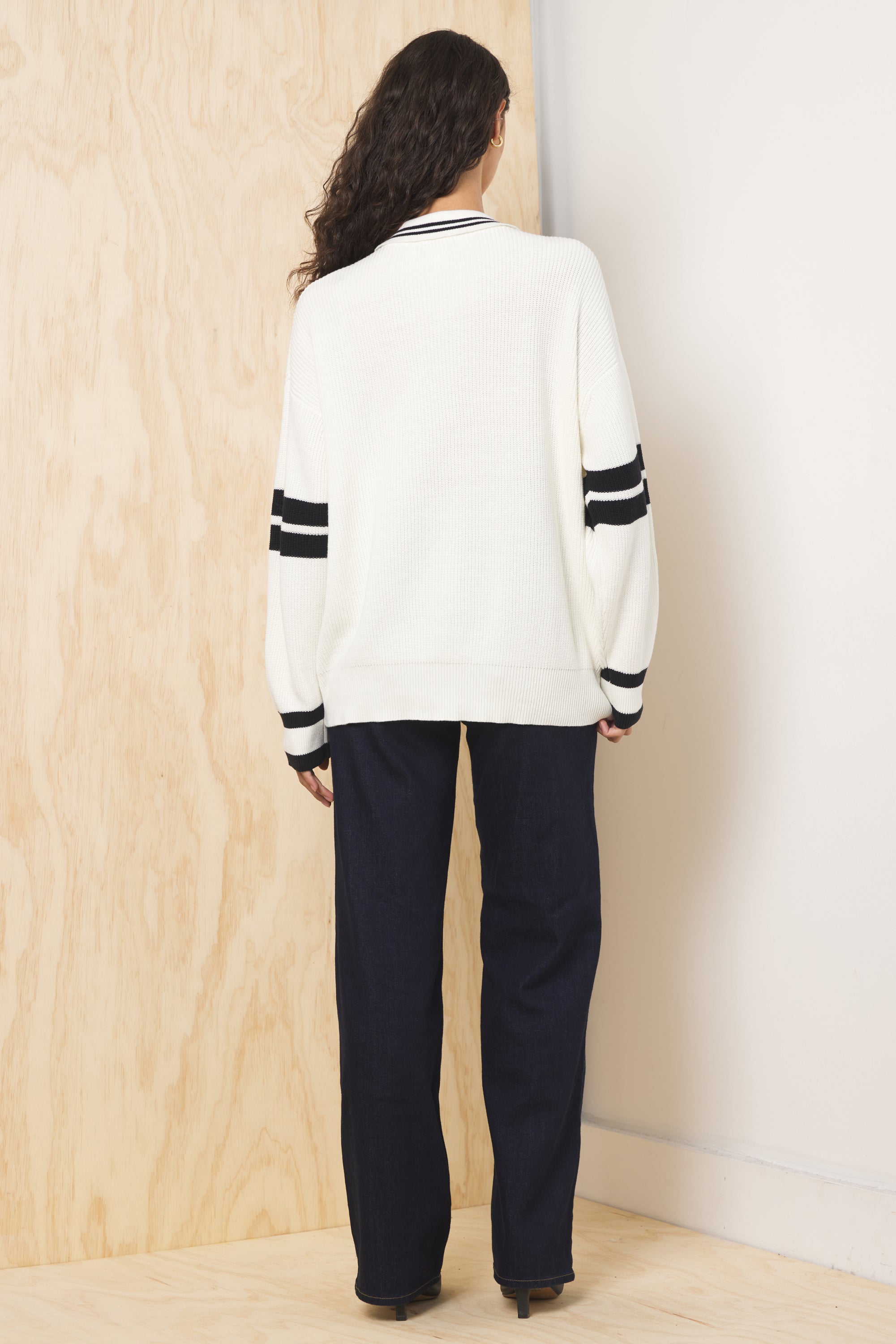 Vintage Havana | Polo Quarter Zip Sweater