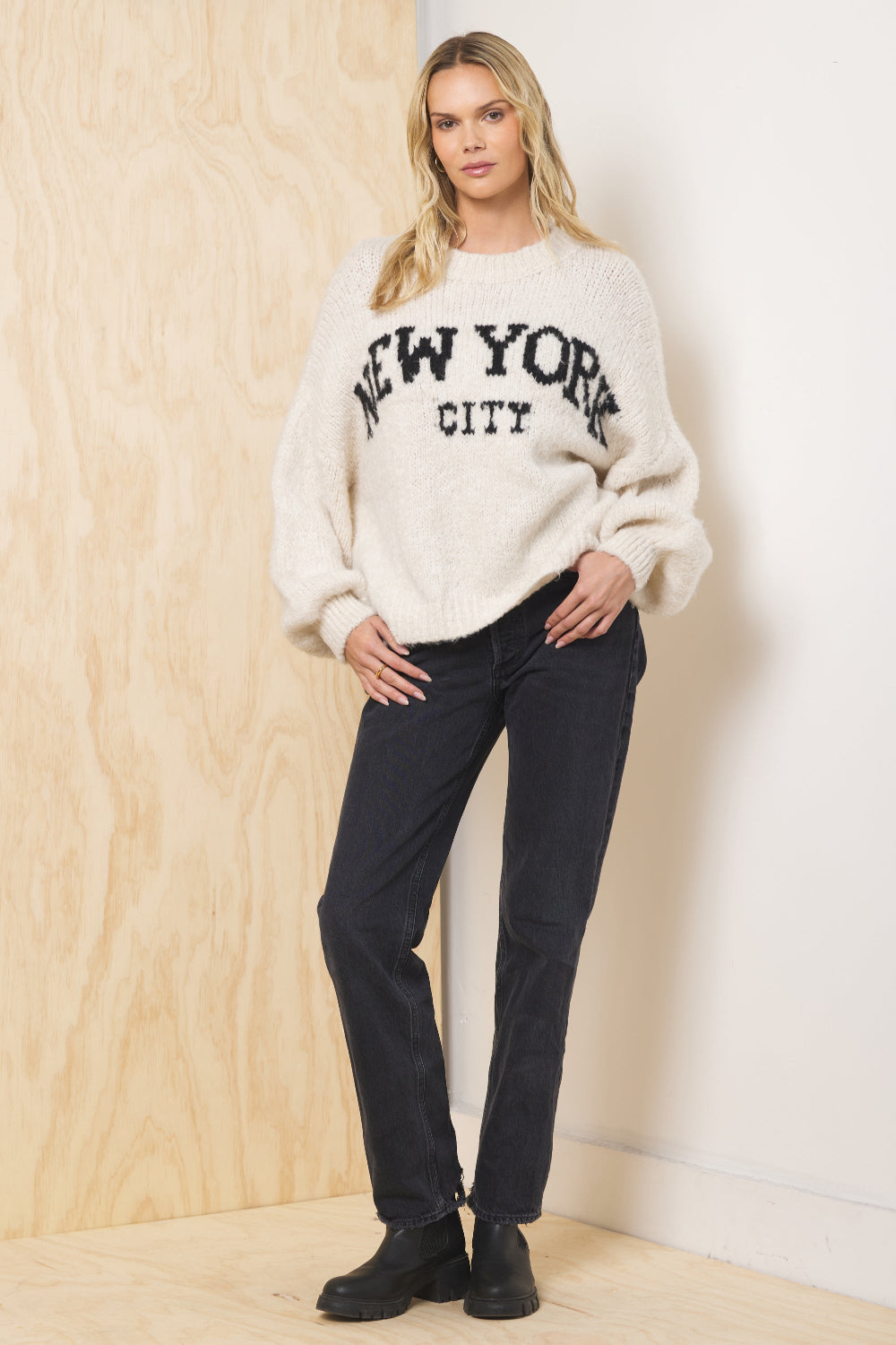 Vintage Havana | Jacquard Destination Sweater