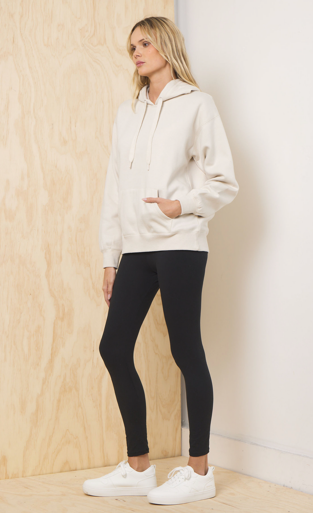 Vintage Havana | Bone Proweave Pullover Hoodie