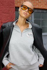 Vintage Havana | Von Dutch Quarter Zip with Print