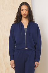 Vintage Havana | Cloud Fleece Crop Zip Up