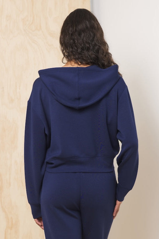 Vintage Havana | Cloud Fleece Crop Zip Up