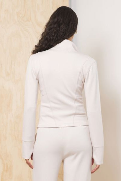 Vintage Havana | Cloud Fleece Slim Fit Zip Up