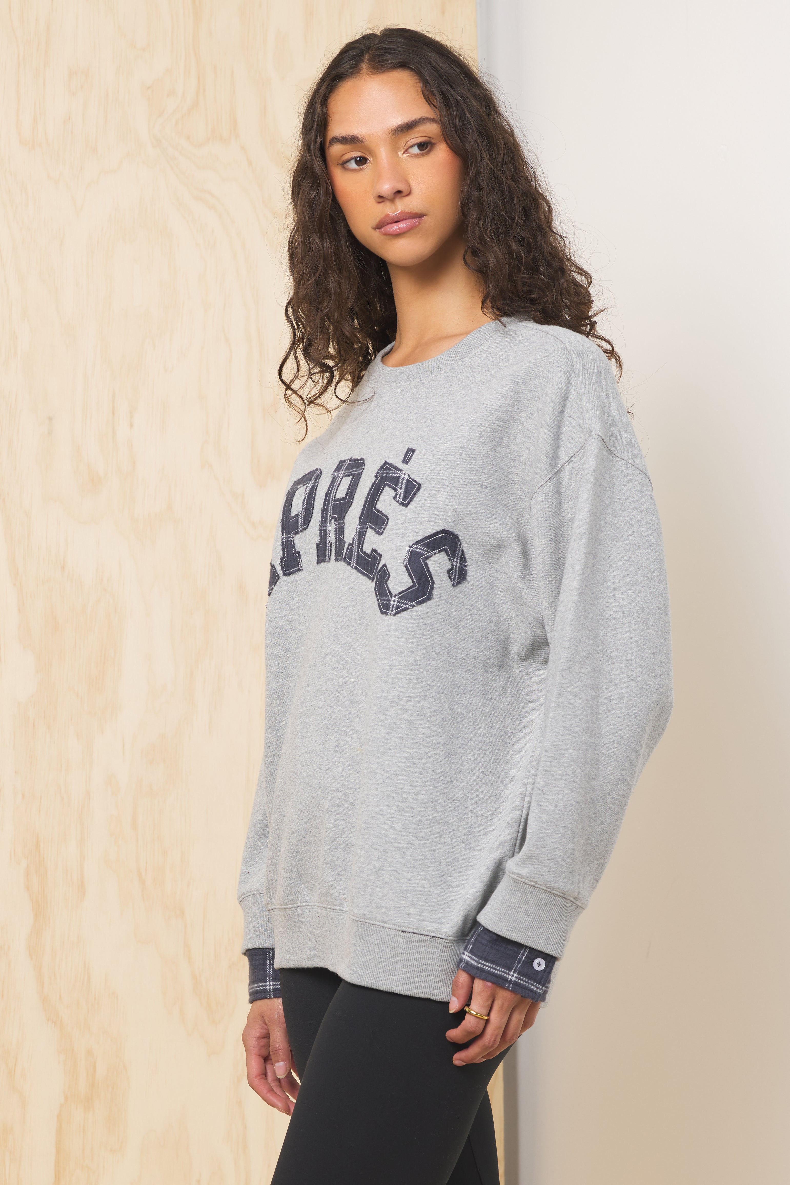 Vintage Havana | Apres Applique French Terry Crewneck
