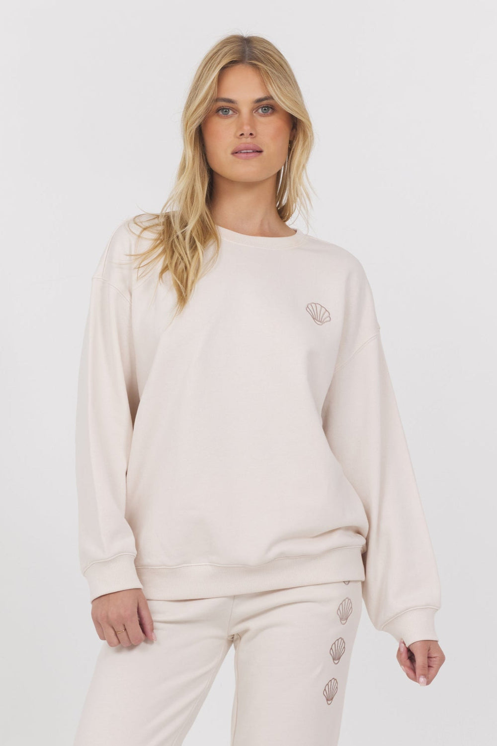 Vintage Havana | Embroidered French Terry Crew