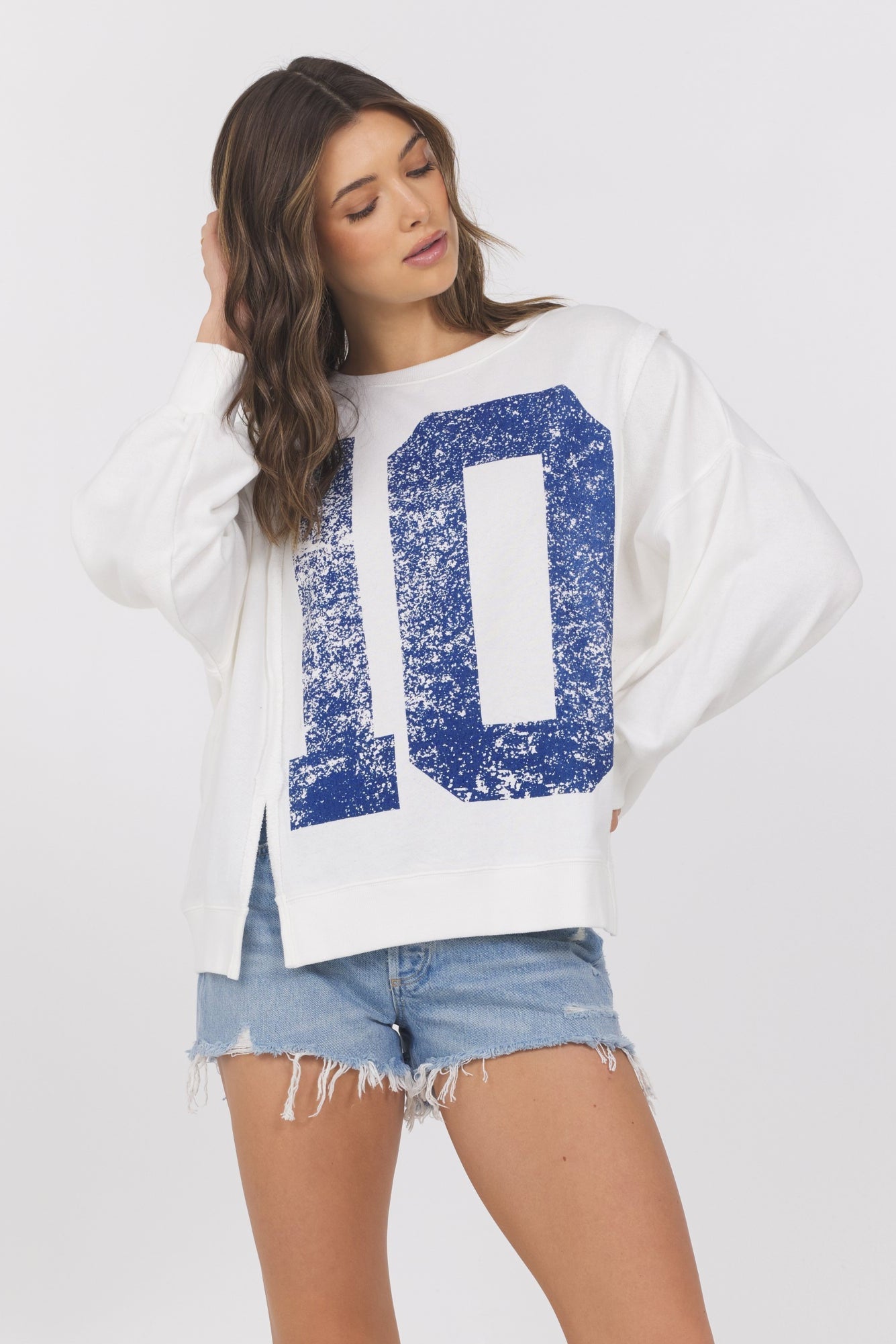 Vintage Havana | French Terry Varsity Crewneck
