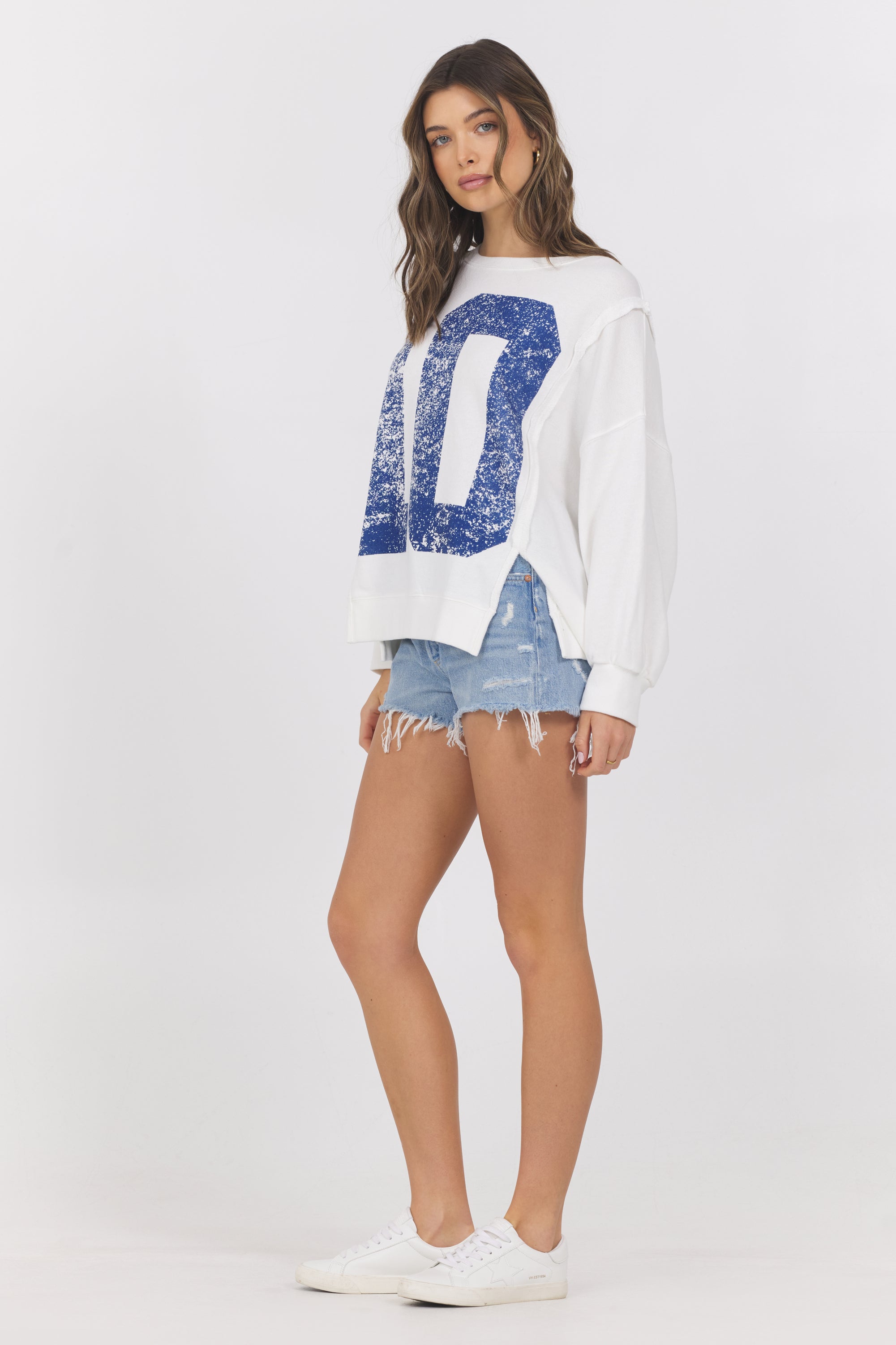Vintage Havana | French Terry Varsity Crewneck