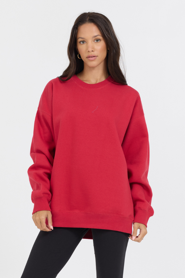 Vintage Havana | Red Proweave Crewneck