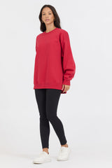 Vintage Havana | Red Proweave Crewneck