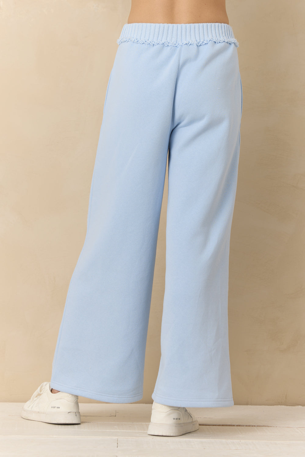 Vintage Havana | Vintage Fleece Wide Leg Pants with Rib