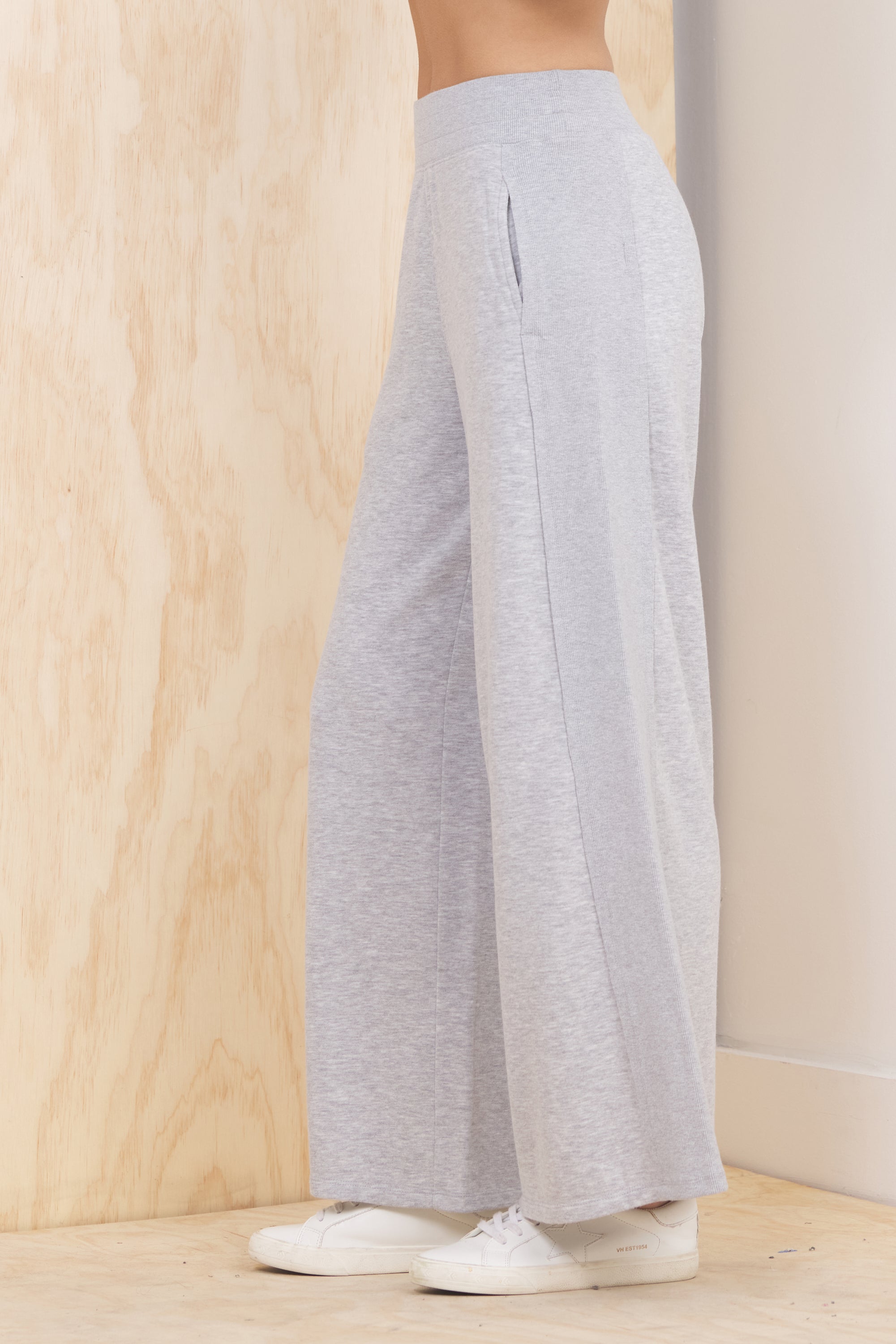 Vintage Havana | Jersey Seamed Flared Pant