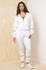 Vintage Havana | Stripe Burnout Fleece Jogger