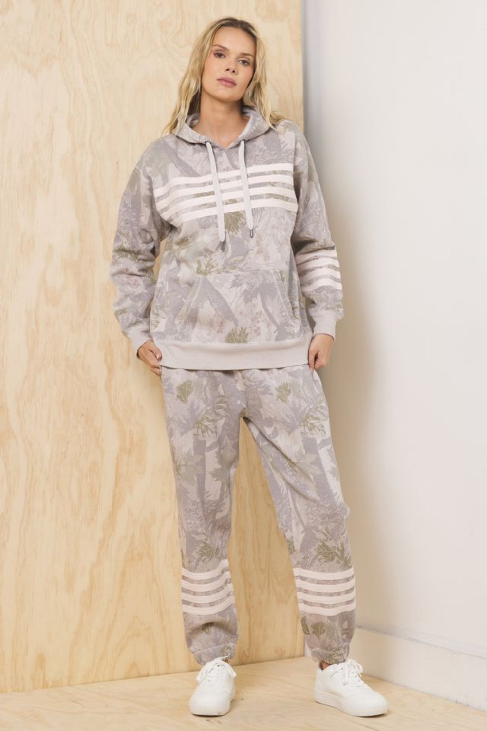 Vintage Havana | Fleece Printed 2-Piece Set