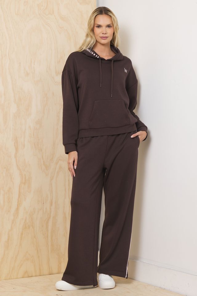 Vintage Havana | Espresso Teddy Fleece 2-Piece Set