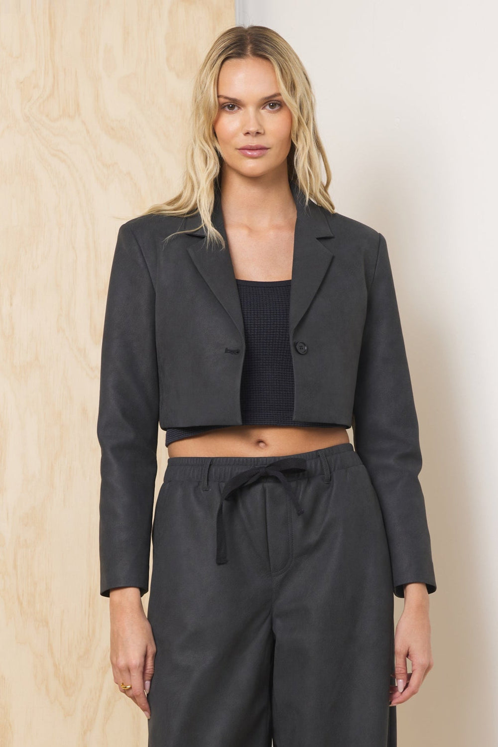 Vintage Havana | Faux Leather 2-Piece Set