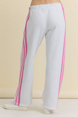 Vintage Havana | Wide Leg Pant with Twill Tape Stripe