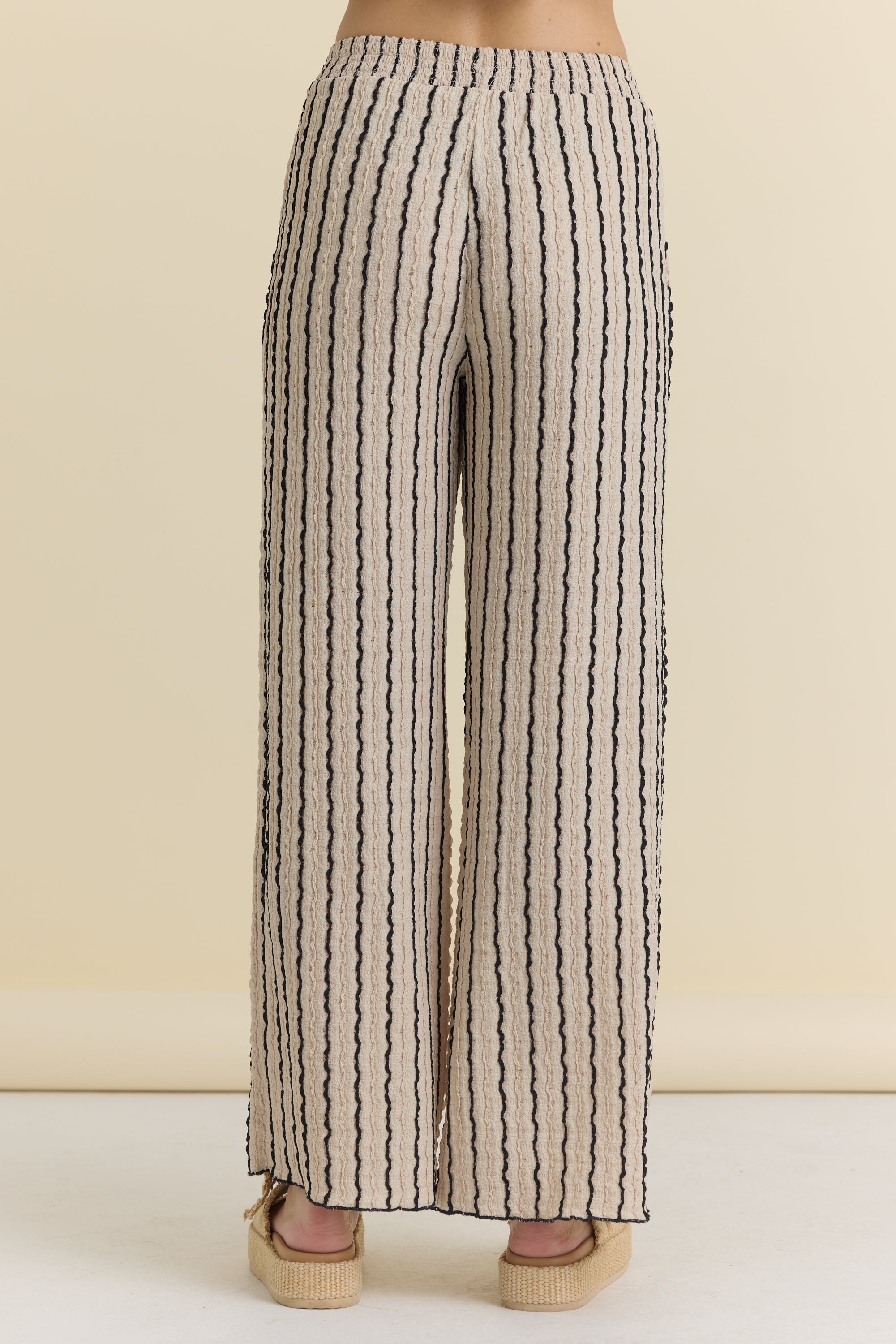 Vintage Havana | Novelty Knit Wide Leg Pants
