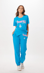 Vintage Havana | Bright Blue St. Tropez Jet Setter Surf Wash Jogger