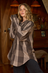 Vintage Havana | Oversized Flannel Button Down