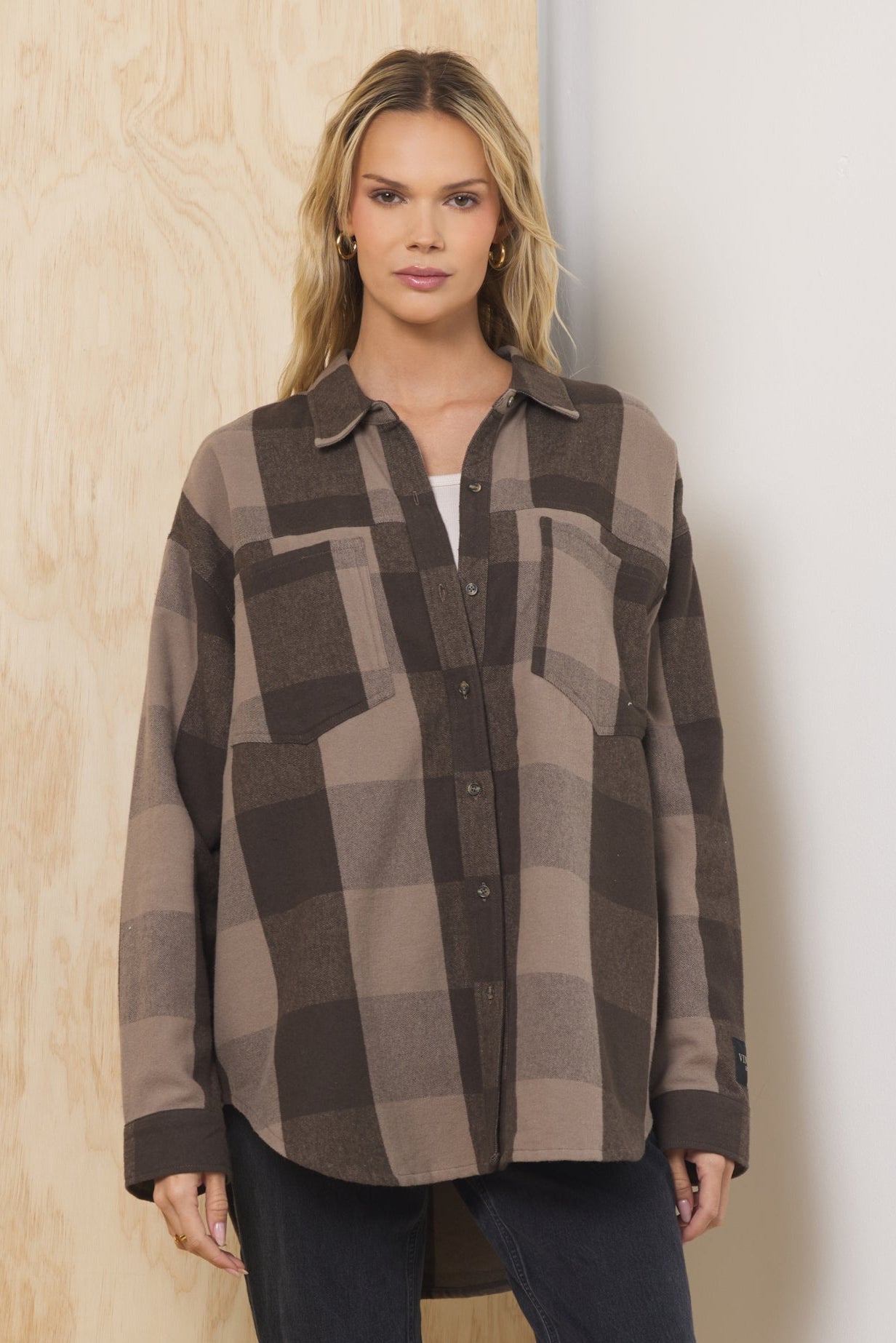 Vintage Havana | Oversized Flannel Button Down