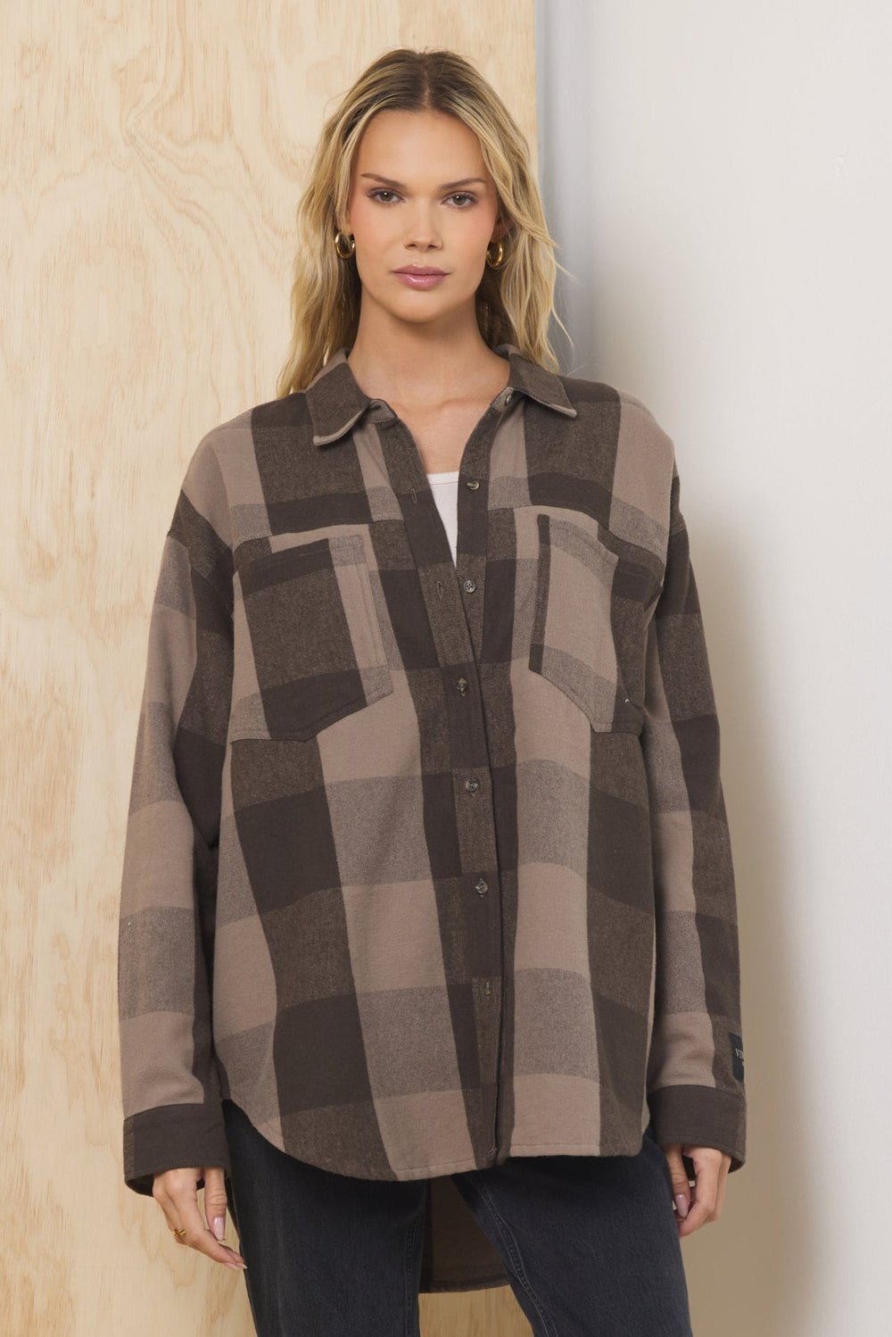 Vintage Havana | Oversized Flannel Button Down