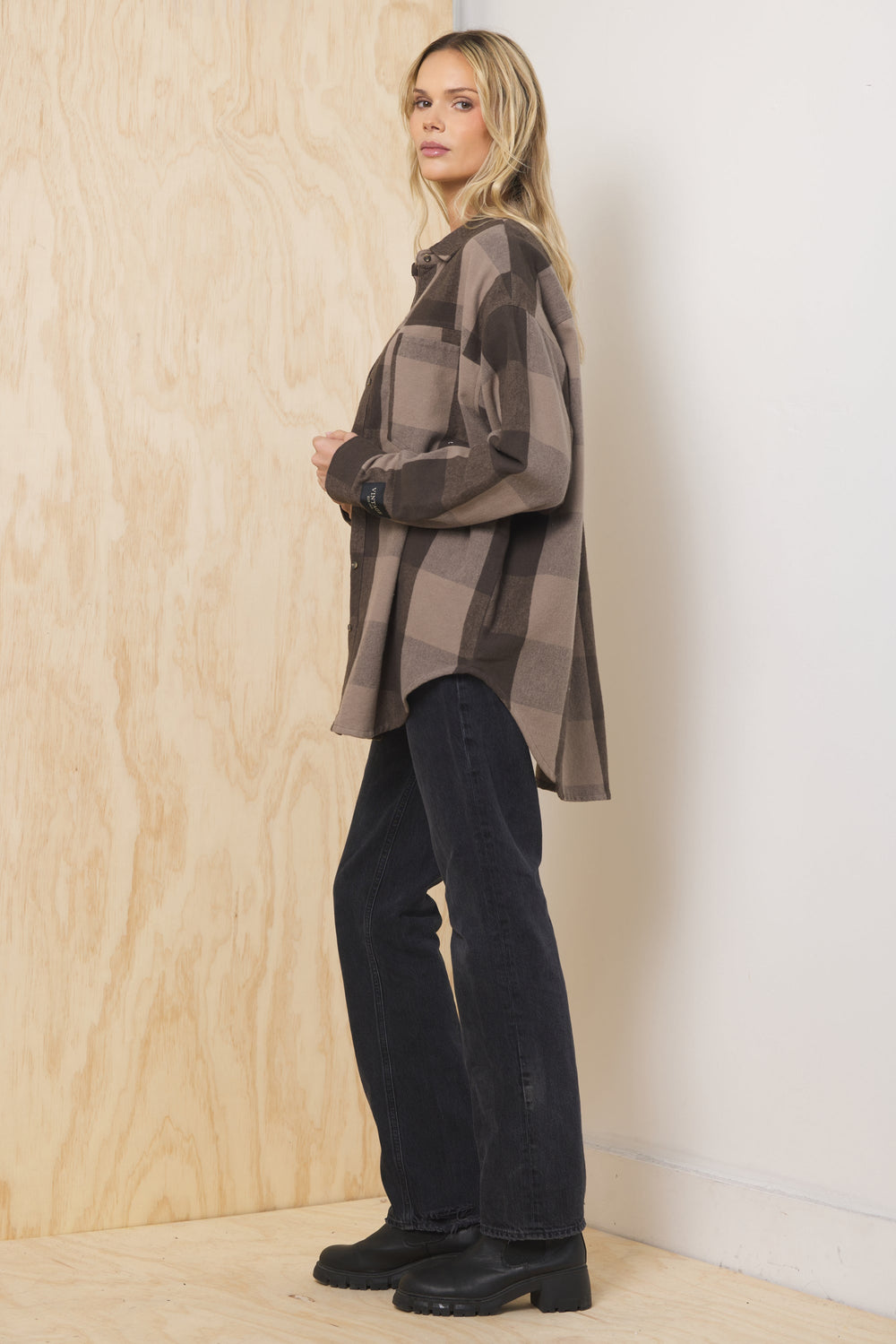 Vintage Havana | Oversized Flannel Button Down