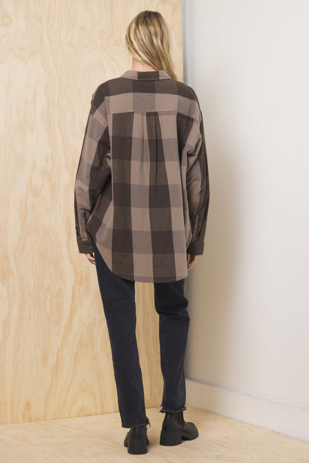 Vintage Havana | Oversized Flannel Button Down