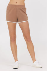 Vintage Havana | Toffee White Cloud w/ Piping Shorts