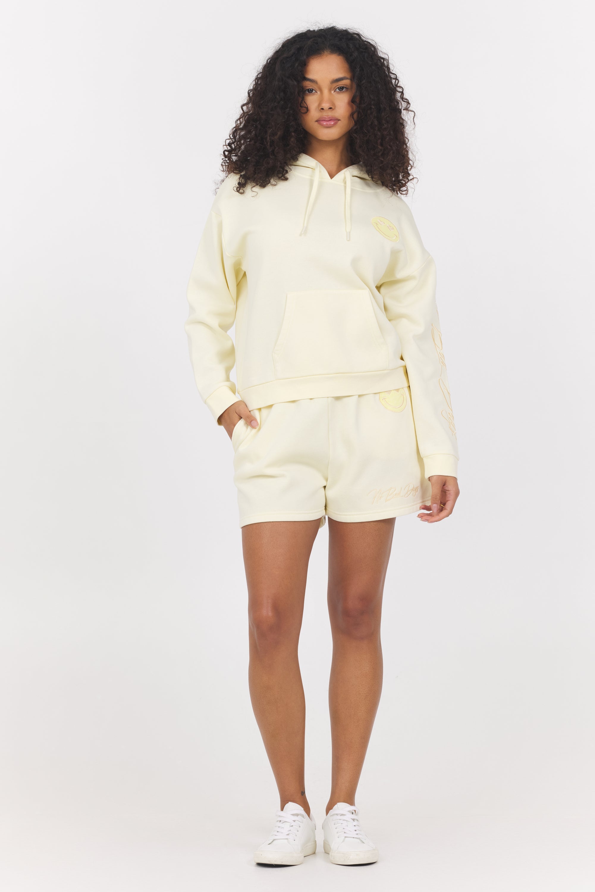 Vintage Havana | Garment Dye Embroidered Shorts