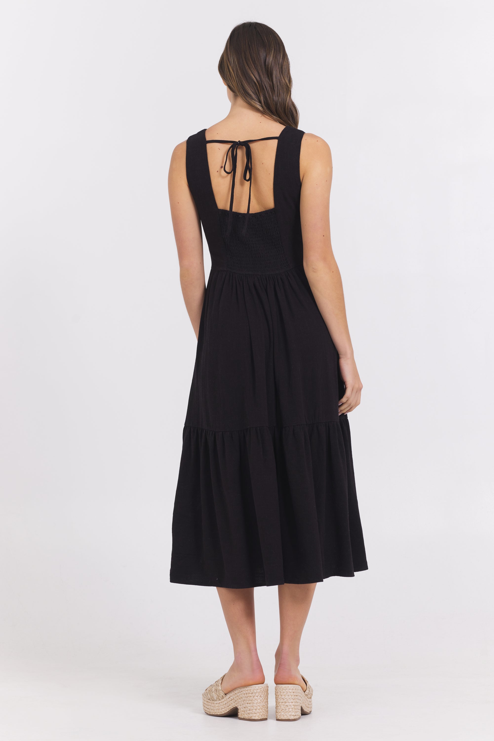 Vintage Havana | Linen Maxi Dress