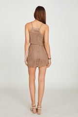 Vintage Havana | Cocoa Circle Crochet Skirt