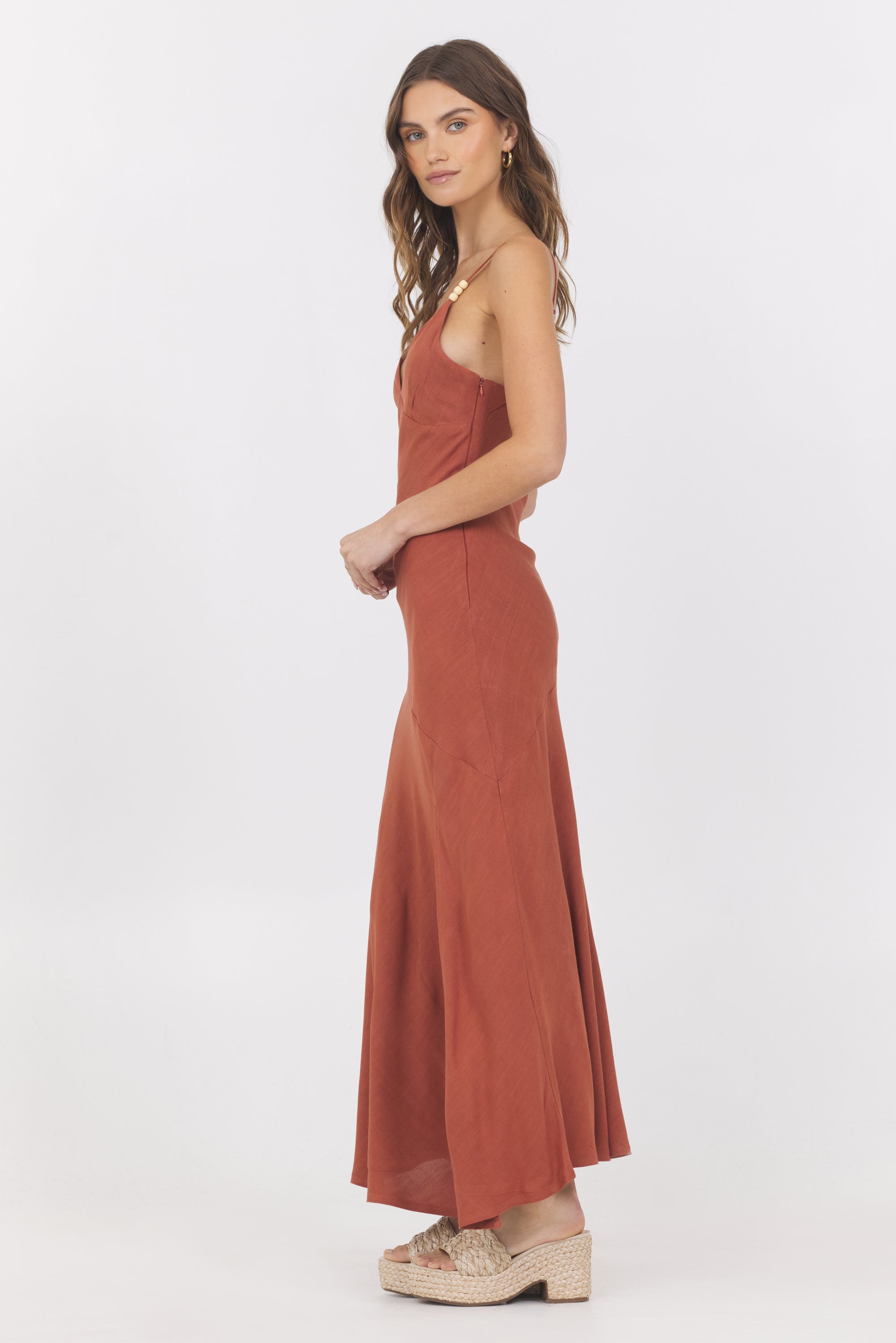Vintage Havana | Linen Maxi Dress