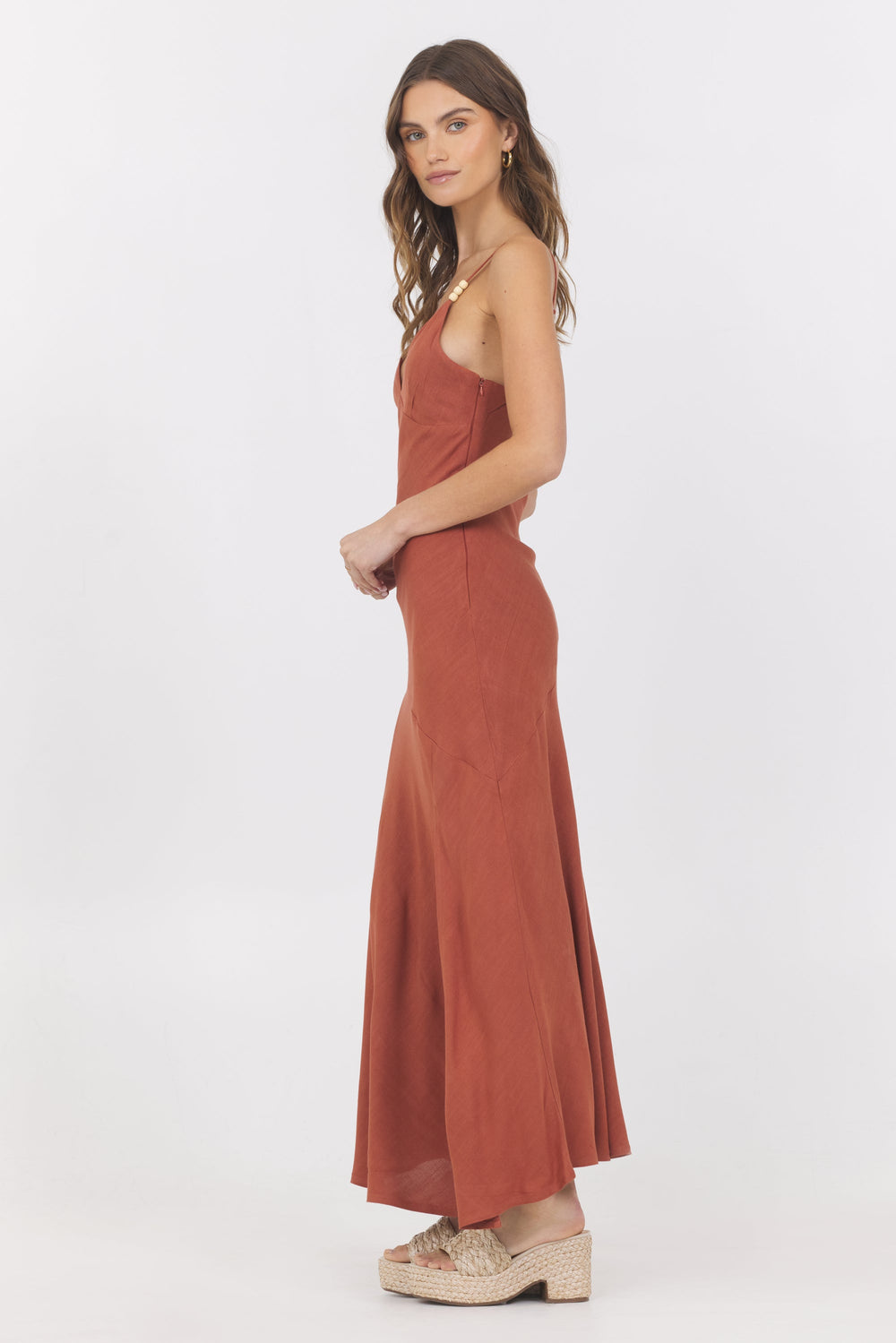 Vintage Havana | Linen Maxi Dress
