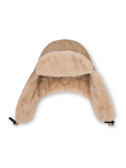Vintage Havana | FUR TRAPPER HAT - CREAM