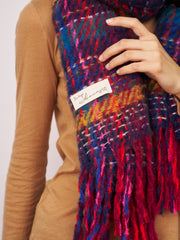 Vintage Havana | BRUSH SCARF - PINK MULTI