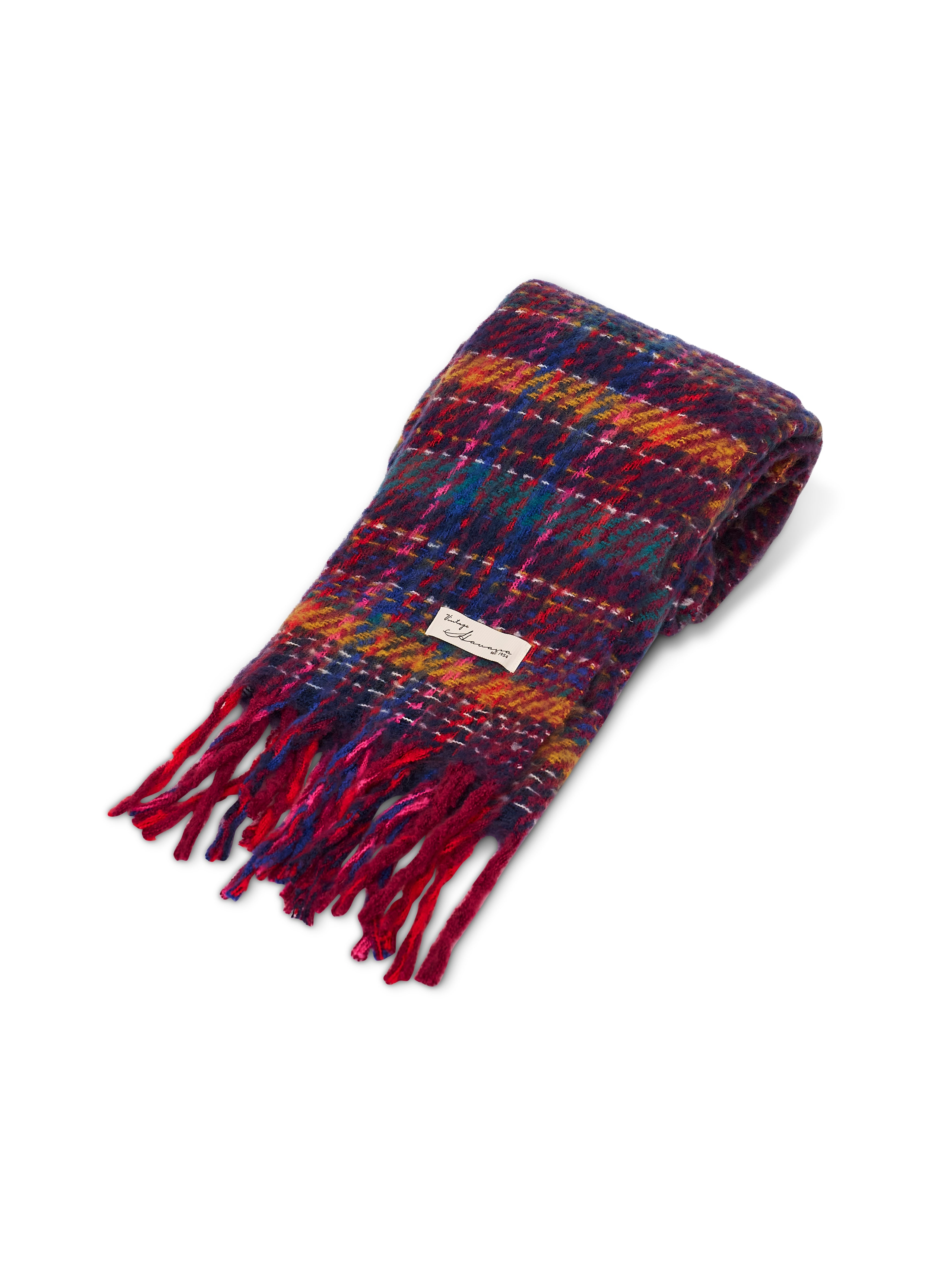 Vintage Havana | BRUSH SCARF - PINK MULTI