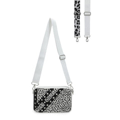 Vintage Havana | JOYCE BAG - WHITE CHEETAH