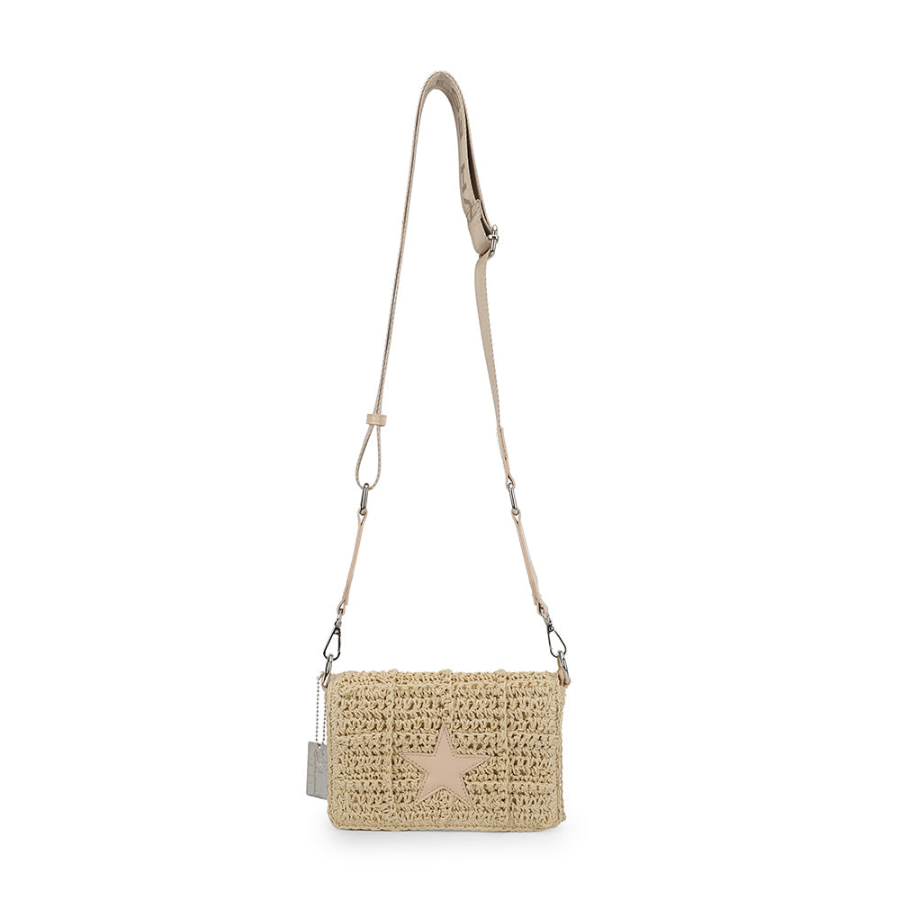 Vintage Havana | Ibiza Cream Rafia Bag