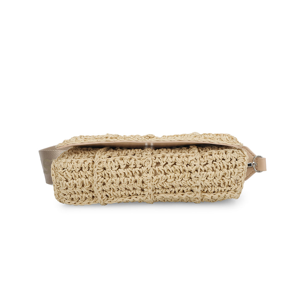 Vintage Havana | Ibiza Cream Rafia Bag