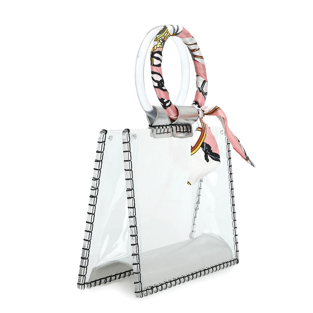 Vintage Havana | MINI MOLLY - SCARF WHITE PEARL