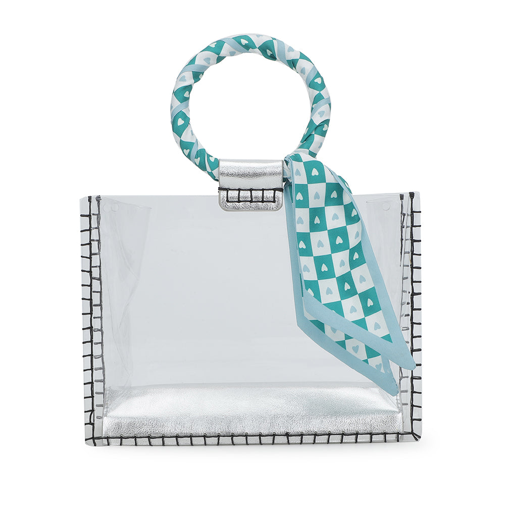 Vintage Havana | MINI MOLLY - SCARF WHITE GREEN