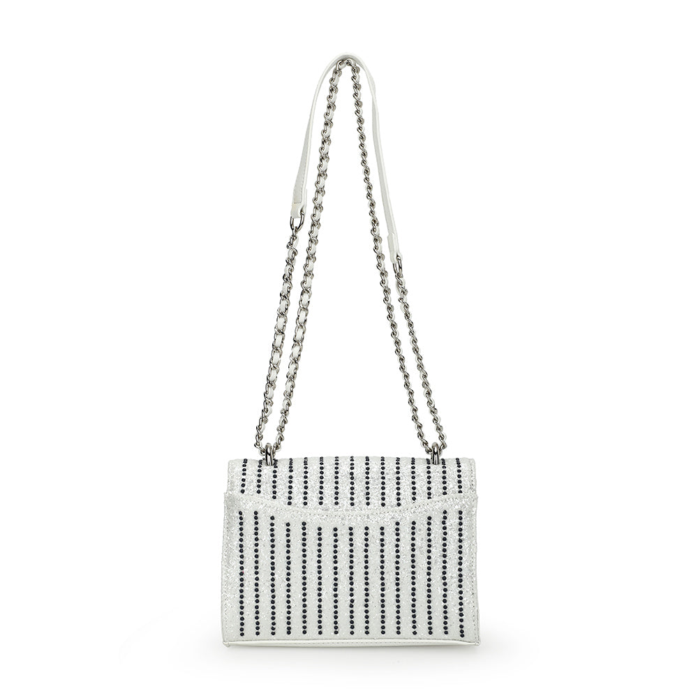Vintage Havana | OLIVIA BAG- WHITE/ BLUE