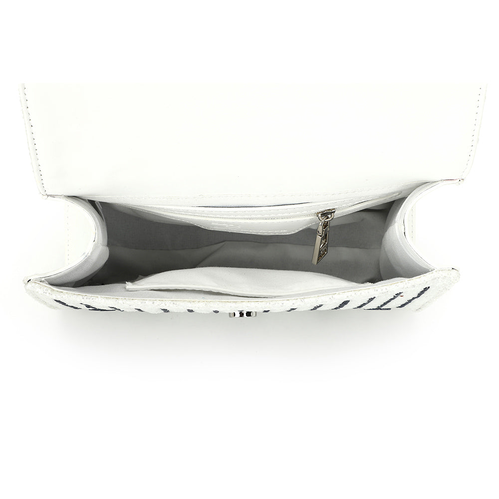 Vintage Havana | OLIVIA BAG- WHITE/ BLUE