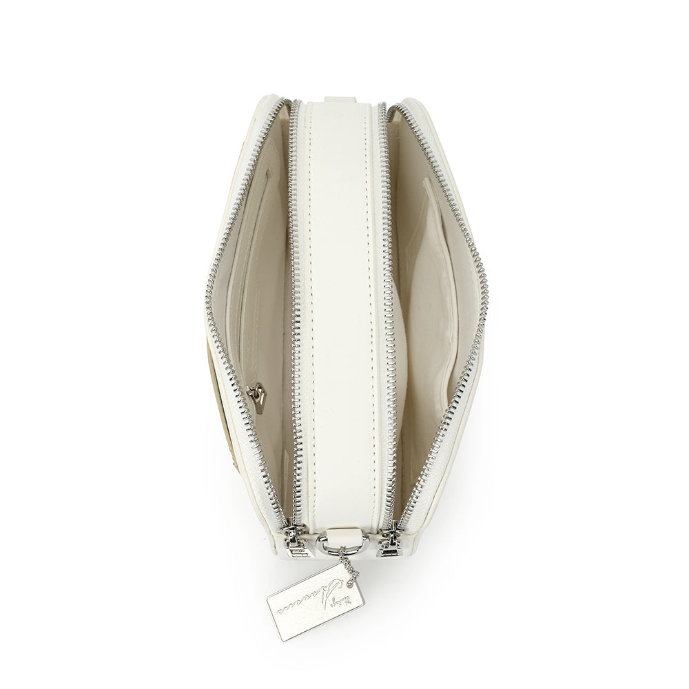 Vintage Havana | LEGEND BAG - WHITE/ GOLD