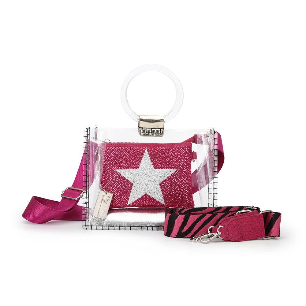 Vintage Havana | MINI MOLLY - FUCHSIA RHINESTONE MULTI