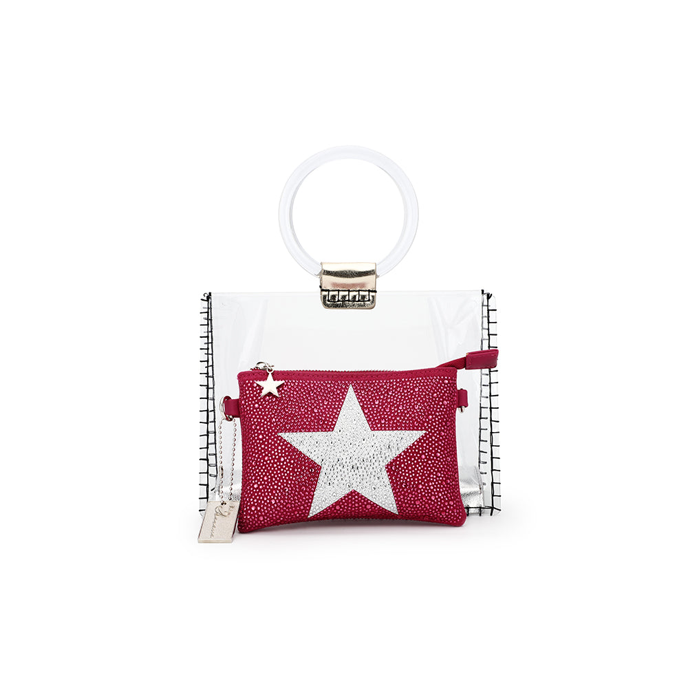 Vintage Havana | MINI MOLLY - FUCHSIA RHINESTONE MULTI