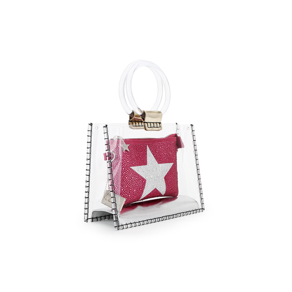 Vintage Havana | MINI MOLLY - FUCHSIA RHINESTONE MULTI