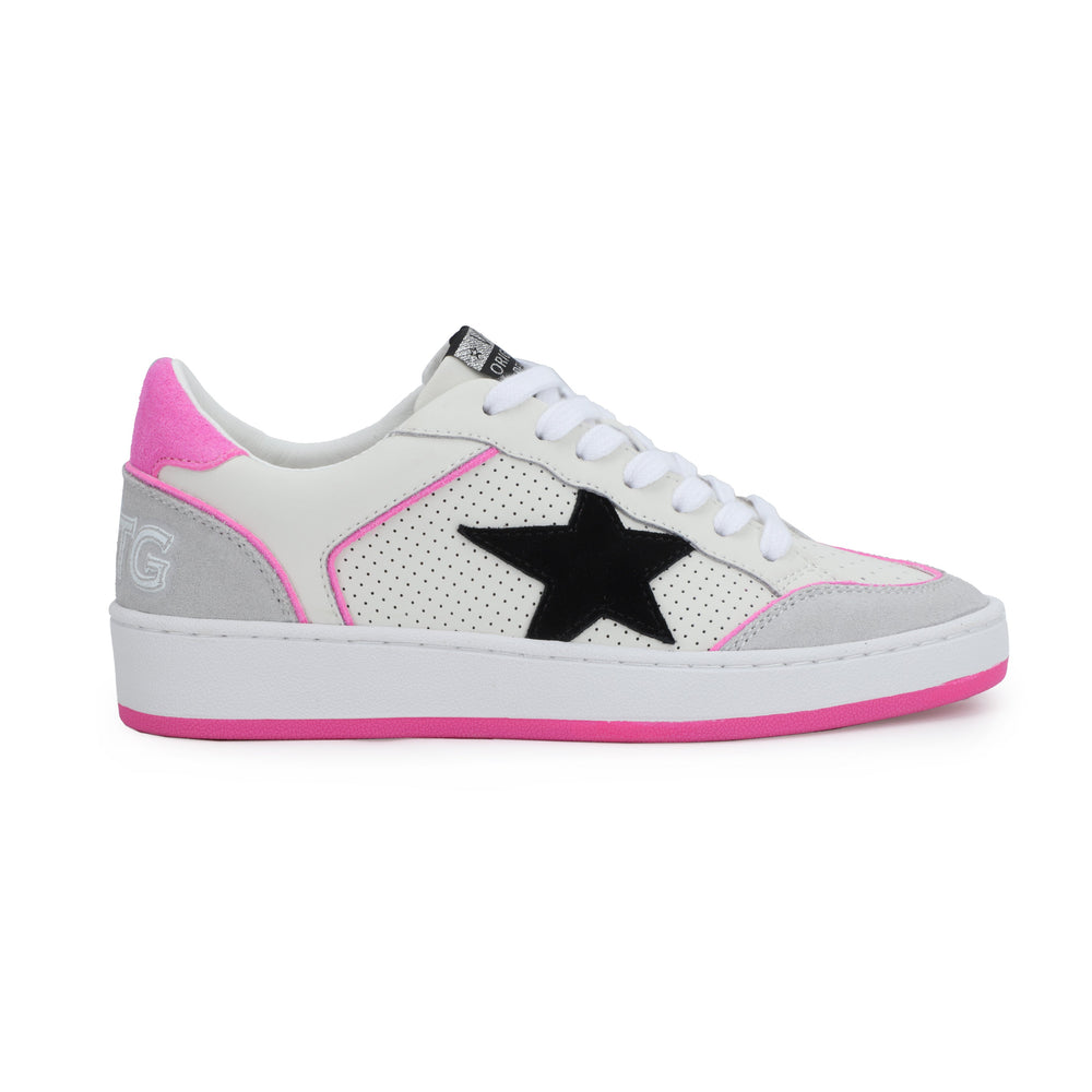 Vintage Havana | DELMA - WHITE FUSCHIA MULTI